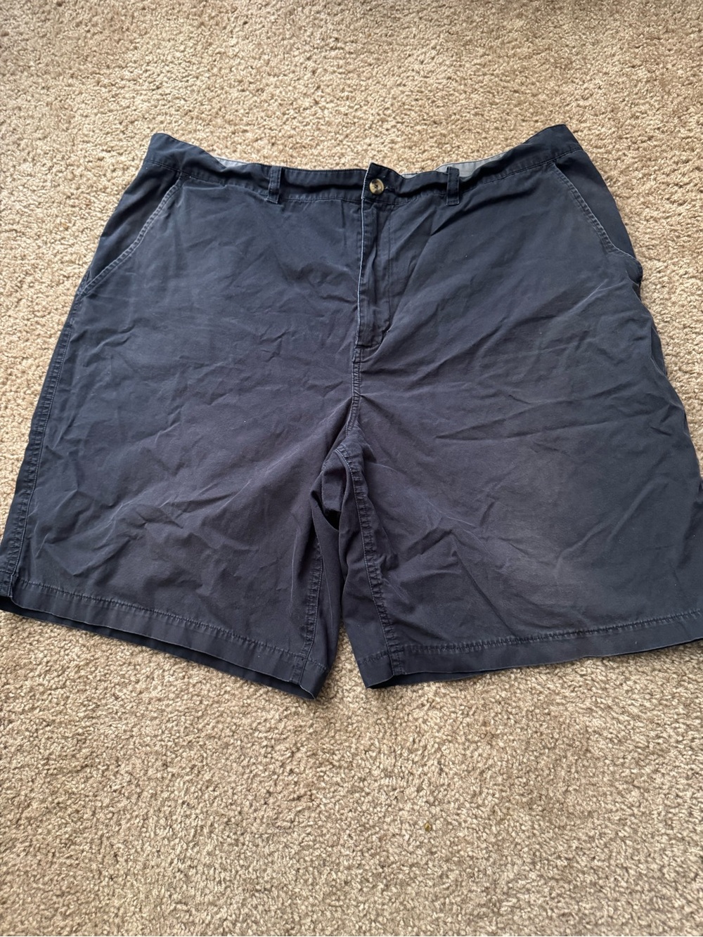 Cherokee Black Flat-Front Cotton Shorts